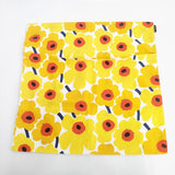 marimekko unikko クッションカバー インテリアその他 キイロ シロ レディース マリメッコ【中古】6-0622G◎