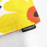 marimekko unikko クッションカバー インテリアその他 キイロ シロ レディース マリメッコ【中古】6-0622G◎
