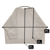 ARTS&SCIENCE 0251-L605F-0327 プルオーバー コットン ワイド ドルマンスリーブ ブラウス シャツ 25SS ライトグレー レディース アーツ&サイエンス【中古】6-0710M♪