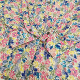 nest Robe English Garden プリントラッフルカラーブラウス 01223-1025 花柄 フリル リネン ブラウス シャツ マルチカラー レディース ネストローブ【中古】6-0710M♪