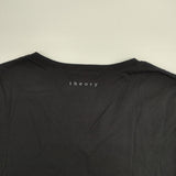 theory RASA V CTN SMTH Vネック コットン 日本製 サイズ40 半袖Ｔシャツ カットソー ブラック レディース セオリー【中古】6-0711S△