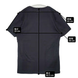 theory RASA V CTN SMTH Vネック コットン 日本製 サイズ40 半袖Ｔシャツ カットソー ブラック レディース セオリー【中古】6-0711S△