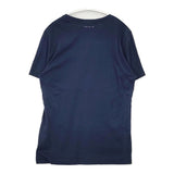 theory RASA2 COTTON SMOOTH Vネック コットン 日本製 サイズ38 半袖Ｔシャツ カットソー ネイビー レディース セオリー【中古】6-0711S△