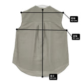 JOURNAL STANDARD relume スパンボイルワッシャータックブラウス 定価8800円 ノースリーブ ブラウス シャツ カーキ レディース ジャーナルスタンダードレリューム【中古】6-0711S△