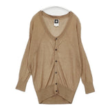 G-STAR DOT SHORT CARDIGAN カシミヤ混 カーディガン ブラウン レディース ジースター【中古】6-0823M∞