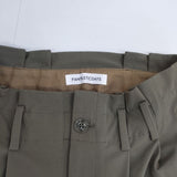 FANTASTIC DAYS タック ワイドパンツ BAGGY-73-01 サイズ38 ハイウエスト パンツ カーキ レディース ファンタスティックデイズ.【中古】6-0823G∞