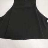 theory SYNTHETIC CREPE ORDAN ラップリボンブラウス 定価30800円 ノースリーブ サイズS ブラウス シャツ ブラック レディース セオリー【中古】6-0711S△
