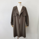 NOLLEY'S ノーカラー 7-0035-5-08-002 コート グレージュ レディース ノーリーズ【中古】6-0805G◎