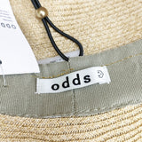 odds 新品 ペーパーハット 帽子 ハット ベージュ レディース オッズ【中古】6-0622S◎