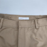 Spick and Span Noble ワイドチノクロスストレートパンツ 定価18500円 センタープレス パンツ ベージュ レディース スピック＆スパン ノーブル【中古】6-0823G∞