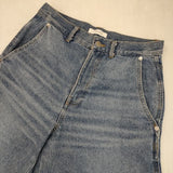 CALUX/Plage 別注 WASHED CROPPED デニム 定価26400円 CA24PL-LP01 デニムパンツ 24SS ブルー レディース キャラクス/プラージュ【中古】6-0830G∞