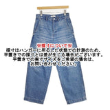 CALUX/Plage 別注 WASHED CROPPED デニム 定価26400円 CA24PL-LP01 デニムパンツ 24SS ブルー レディース キャラクス/プラージュ【中古】6-0830G∞