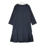 NEWYORKER BLUE サイズL ポリエステルレーヨンドレス ワンピース ネイビー レディース ニューヨーカー【中古】6-0823M∞