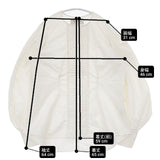 Donoban ドノバン タックフリルブラウス 定価9790円 dtk409sh13259 ナイロン 比翼ボタン ブラウス シャツ オフホワイト レディース【中古】6-0823M∞