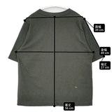 45R/45rpm クルーネック 無地 コットン100％ 日本製 サイズ3 半袖Ｔシャツ カットソー グリーン レディース フォーティーファイブアールピーエム【中古】6-0711S△