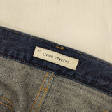 LIVING CONCEPT REF.7 5POCKET DENIM PANTS サイズ2 デニムパンツ ブルー メンズ リビングコンセプト【中古】6-0906G∞