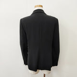 Sonia Rykiel サイズ42 ステッチ テーラード ジャケット ブラック レディース ソニアリキエル【中古】6-0805G◎