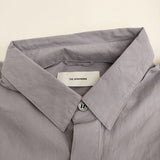 THE JEAN PIERRE ジャンピエール Signature 11XL Shirt 定価31900円 コットンタイプライター 長袖シャツ 25SS ラベンダー グレー系 ユニセックス【中古】6-0710M♪
