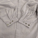 THE JEAN PIERRE ジャンピエール Signature 11XL Shirt 定価31900円 コットンタイプライター 長袖シャツ 25SS ラベンダー グレー系 ユニセックス【中古】6-0710M♪