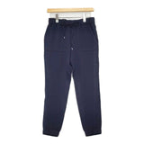 theory ジョガーパンツ CORTLAND T SYNTHETIC CREPE イージー パンツ ネイビー レディース セオリー【中古】6-0823G∞