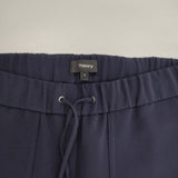 theory ジョガーパンツ CORTLAND T SYNTHETIC CREPE イージー パンツ ネイビー レディース セオリー【中古】6-0823G∞