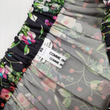COMME des GARCONS COMME des GARCONS フラワープリント ギャザー シルク 製品洗い ロングスカート AD2020 マルチ レディース コムデギャルソン/コムコム【中古】6-0822M∞