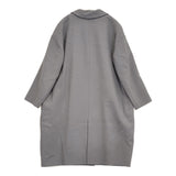 mina perhonen ruska aaa6720 サイズ36 定価198000円 ウール チェスターコート 22AW グレー レディース ミナペルホネン【中古】6-0918T♪