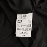 mina perhonen blumen aca5379 サイズ38 ギャザースカート シルクコットン 定価83600円 ロングスカート 24AW ブラック グレー レディース ミナペルホネン【中古】6-0710G♪