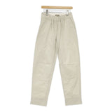 MARGARET HOWELL PLAIN COTTON SILK 定価42900円 578-2142003 コットンシルク パンツ 22SS ベージュ レディース マーガレットハウエル【中古】6-0823G∞