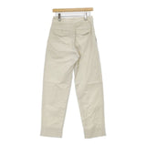 MARGARET HOWELL PLAIN COTTON SILK 定価42900円 578-2142003 コットンシルク パンツ 22SS ベージュ レディース マーガレットハウエル【中古】6-0823G∞