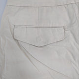 MARGARET HOWELL PLAIN COTTON SILK 定価42900円 578-2142003 コットンシルク パンツ 22SS ベージュ レディース マーガレットハウエル【中古】6-0823G∞