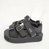 SUICOKE KISEE-VPO ビブラム 厚底 OG-044VPOBM4 サイズ23cm サンダル クロ レディース スイコック【中古】6-0622S◎