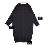 E by eclat モックネックコクーンニットワンピース 定価23100円 E21AW04 ワンピース ブラック レディース イーバイエクラ【中古】6-0830M∞
