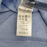 Spick and Span 80リネンカシュクール ビッグシャツ 定価15400円 長袖シャツ 25SS サックスブルー レディース スピックアンドスパン【中古】6-0710M♪