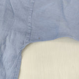 Spick and Span 80リネンカシュクール ビッグシャツ 定価15400円 長袖シャツ 25SS サックスブルー レディース スピックアンドスパン【中古】6-0710M♪