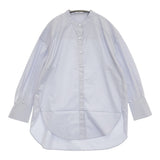 SOEJU バンドカラーロングシャツ サイズM 定価14300円 S-00-SB-060 長袖シャツ ライトブルー レディース ソージュ【中古】6-0710M♪