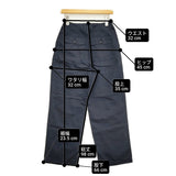 Cornier コルニエ コットンリネンベイカーパンツ サイズS パンツ ネイビー レディース【中古】6-0710G♪