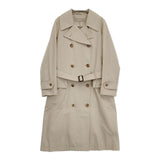 MARGARET HOWELL 578-8112001 ウールライナーベスト付き COTTON TWILL COATING トレンチコート ベージュ レディース マーガレットハウエル【中古】6-0830T∞