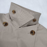 MARGARET HOWELL 578-8112001 ウールライナーベスト付き COTTON TWILL COATING トレンチコート ベージュ レディース マーガレットハウエル【中古】6-0830T∞