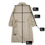 MARGARET HOWELL 578-8112001 ウールライナーベスト付き COTTON TWILL COATING トレンチコート ベージュ レディース マーガレットハウエル【中古】6-0830T∞