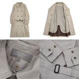 MARGARET HOWELL 578-8112001 ウールライナーベスト付き COTTON TWILL COATING トレンチコート ベージュ レディース マーガレットハウエル【中古】6-0830T∞