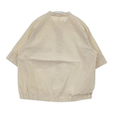MHL. 595-5152500 COTTON CORD SHIRTING バンドカラープルオーバーシャツ サイズ2 半袖シャツ 25SS ライトベージュ レディース エムエイチエル【中古】6-0711S△