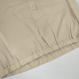 MHL. 595-5152500 COTTON CORD SHIRTING バンドカラープルオーバーシャツ サイズ2 半袖シャツ 25SS ライトベージュ レディース エムエイチエル【中古】6-0711S△