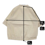 MHL. 595-5152500 COTTON CORD SHIRTING バンドカラープルオーバーシャツ サイズ2 半袖シャツ 25SS ライトベージュ レディース エムエイチエル【中古】6-0711S△