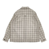 MHL. WORKWEAR CHECK COTTON SHIRTING 定価26400円 595-5153510 長袖シャツ 25SS グレージュ レディース エムエイチエル【中古】6-0822M∞
