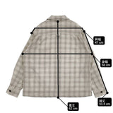 MHL. WORKWEAR CHECK COTTON SHIRTING 定価26400円 595-5153510 長袖シャツ 25SS グレージュ レディース エムエイチエル【中古】6-0822M∞
