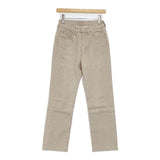 SHISHIKUI シシクイ BASIC JEANS BEIGE 定価28600円 サイズ24 デニムパンツ ベージュ レディース【中古】6-0823G∞
