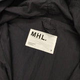MHL. NATURAL WASHED COTTON NYLON 定価38000円 595-1125503 ジャケット ブルゾン ネイビー レディース エムエイチエル【中古】6-0822M∞