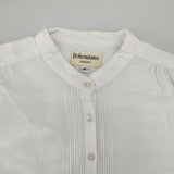 Bohemiano by Granpie ピンタック インド製 コットン プルオーバー 長袖シャツ ホワイト レディース ボヘミアーノ【中古】6-0823M∞
