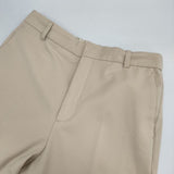 23区 2WAY ストレッチツイル テーパード パンツ 定価19910円 センタープレススラックス パンツ ベージュ レディース ニジュウサンク【中古】6-0823G∞
